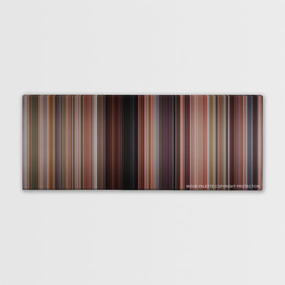 Clueless color palette canvas print: thousands of thin vertical stripes of color