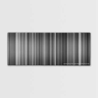 Hara-Kiri color palette canvas print: thousands of thin vertical stripes of color