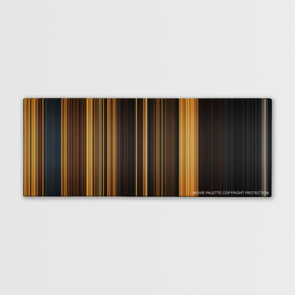 Riddick color palette canvas print: thousands of thin vertical stripes of color
