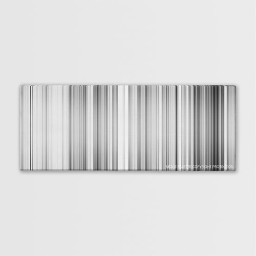 High and Low color palette canvas print: thousands of thin vertical stripes of color