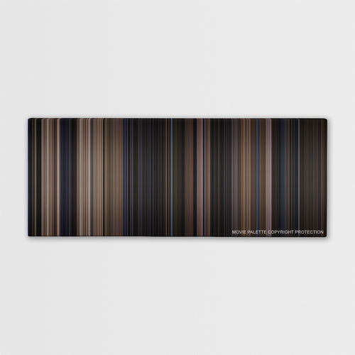 The Bone Collector color palette canvas print: thousands of thin vertical stripes of color