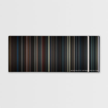 Insidious: Chapter 2 color palette canvas print: thousands of thin vertical stripes of color