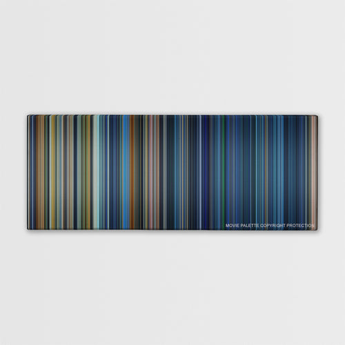 Armageddon color palette canvas print: thousands of thin vertical stripes of color