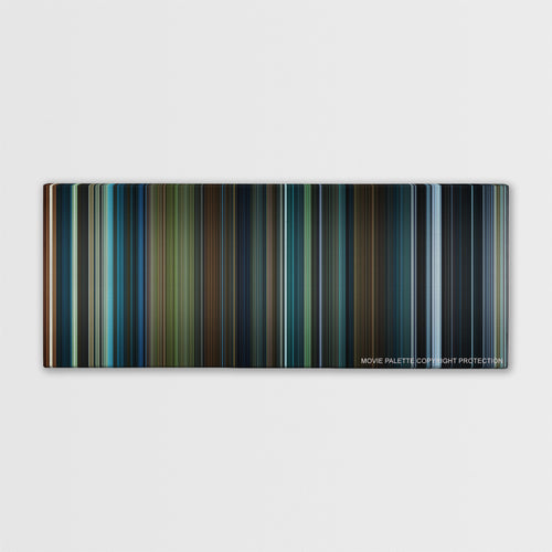 Miss Peregrine's Home for Peculiar Children color palette canvas print: thousands of thin vertical stripes of color