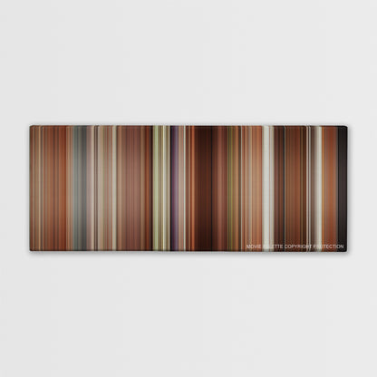 The Proposal color palette canvas print: thousands of thin vertical stripes of color