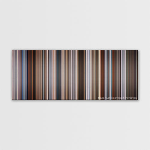 Phantom Thread color palette canvas print: thousands of thin vertical stripes of color