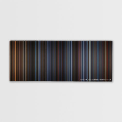 Die Hard color palette canvas print: thousands of thin vertical stripes of color