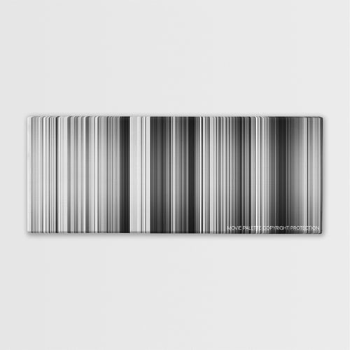 Pather Panchali color palette canvas print: thousands of thin vertical stripes of color