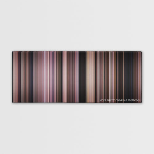 Uncle Buck color palette canvas print: thousands of thin vertical stripes of color