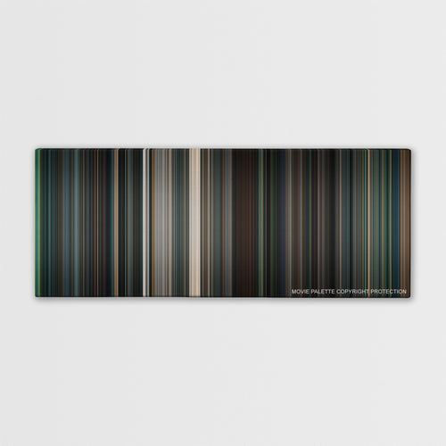 Flightplan color palette canvas print: thousands of thin vertical stripes of color