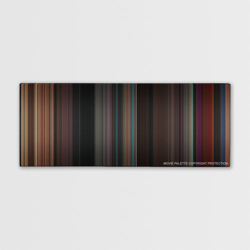 Date Night color palette canvas print: thousands of thin vertical stripes of color