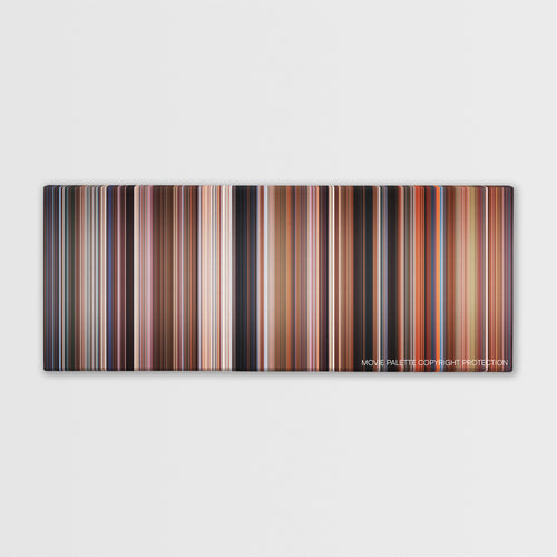 The Adventures of Priscilla, Queen of the Desert color palette canvas print: thousands of thin vertical stripes of color