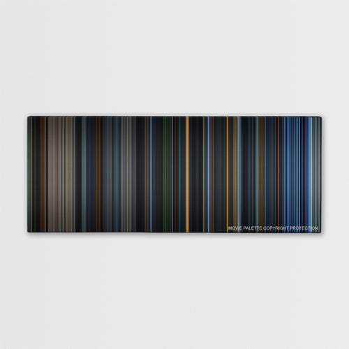 Fantastic Four color palette canvas print: thousands of thin vertical stripes of color