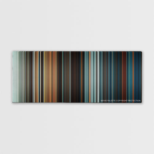 The Last Airbender movie barcode canvas print, the whole film as stripes of color