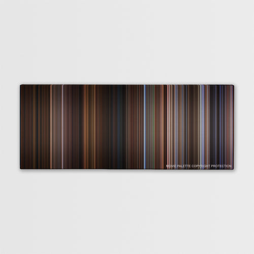 Wild Wild West color palette canvas print: thousands of thin vertical stripes of color