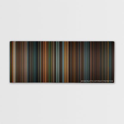 The Sorcerer's Apprentice color palette canvas print: thousands of thin vertical stripes of color
