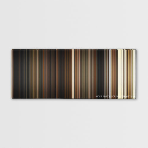 The Fountain color palette canvas print: thousands of thin vertical stripes of color