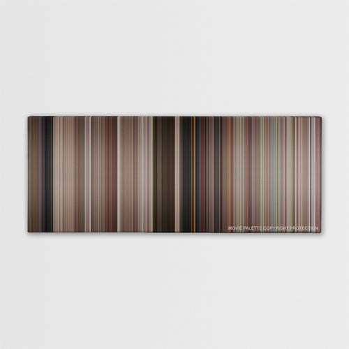 The Naked Gun: From the Files of Police Squad! color palette canvas print: thousands of thin vertical stripes of color