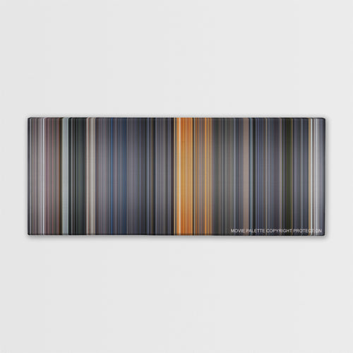 Galaxy Quest color palette canvas print: thousands of thin vertical stripes of color
