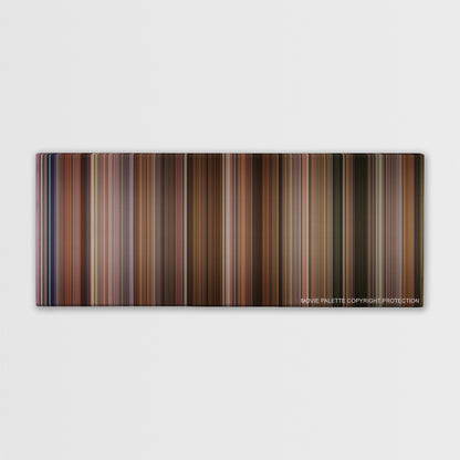 Jerry Maguire color palette canvas print: thousands of thin vertical stripes of color