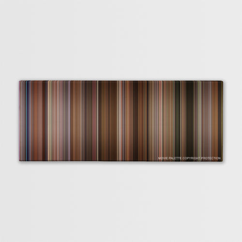 Jerry Maguire color palette canvas print: thousands of thin vertical stripes of color