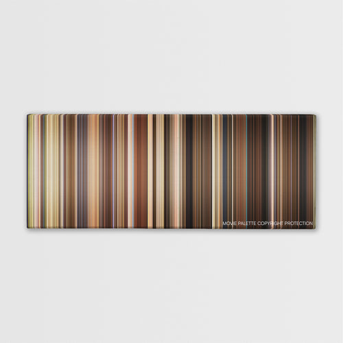 Bewitched color palette canvas print: thousands of thin vertical stripes of color