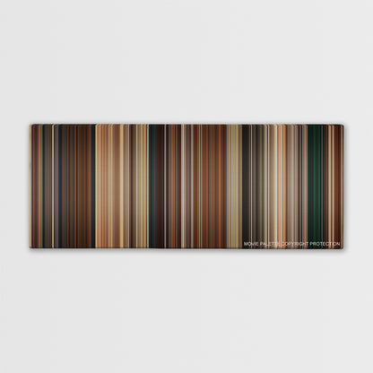 Next color palette canvas print: thousands of thin vertical stripes of color