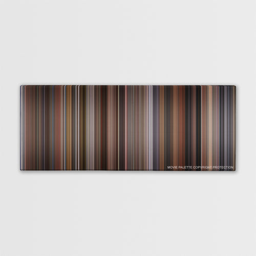 Serendipity color palette canvas print: thousands of thin vertical stripes of color