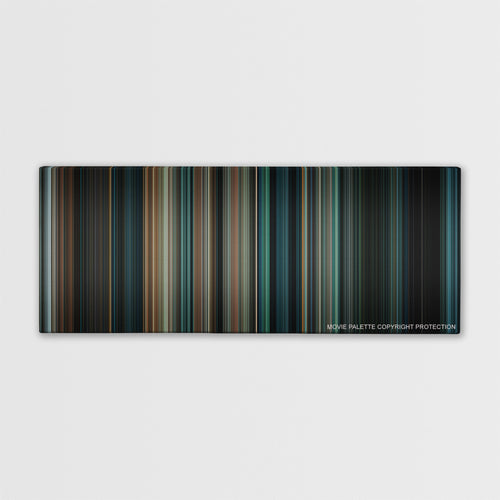 Super 8 color palette canvas print: thousands of thin vertical stripes of color