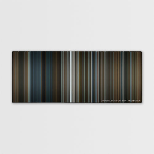 The Invisible Guest color palette canvas print: thousands of thin vertical stripes of color