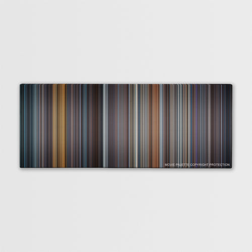 Spy Game color palette canvas print: thousands of thin vertical stripes of color