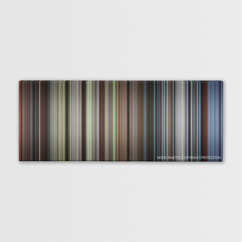 Excalibur color palette canvas print: thousands of thin vertical stripes of color
