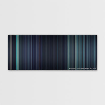 Underworld: Awakening color palette canvas print: thousands of thin vertical stripes of color