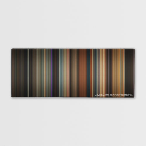 Rent color palette canvas print: thousands of thin vertical stripes of color