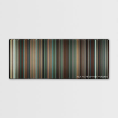 Colossal color palette canvas print: thousands of thin vertical stripes of color