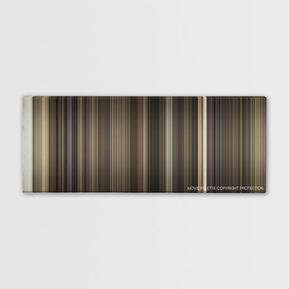 Who Framed Roger Rabbit color palette canvas print: thousands of thin vertical stripes of color
