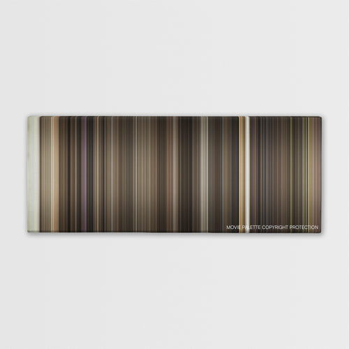 Who Framed Roger Rabbit color palette canvas print: thousands of thin vertical stripes of color