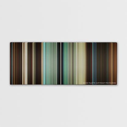 Hercules color palette canvas print: thousands of thin vertical stripes of color