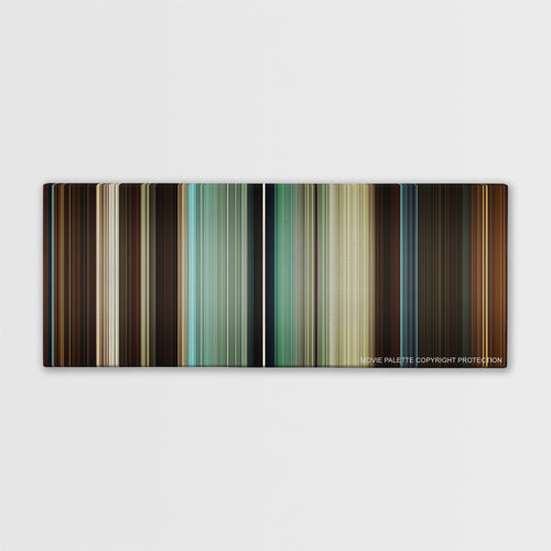 Hercules color palette canvas print: thousands of thin vertical stripes of color