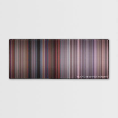 Glengarry Glen Ross color palette canvas print: thousands of thin vertical stripes of color