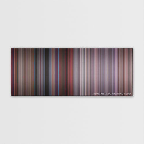 Glengarry Glen Ross color palette canvas print: thousands of thin vertical stripes of color