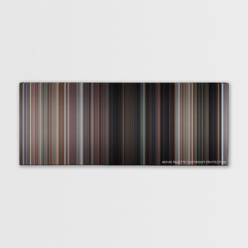 Commando color palette canvas print: thousands of thin vertical stripes of color
