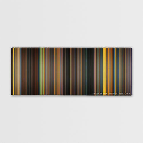 Dune color palette canvas print: thousands of thin vertical stripes of color
