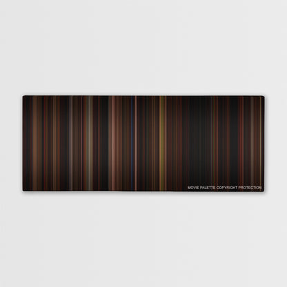 From Hell color palette canvas print: thousands of thin vertical stripes of color
