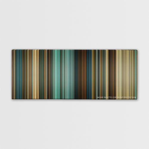 300: Rise of an Empire color palette canvas print: thousands of thin vertical stripes of color