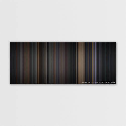 Batman color palette canvas print: thousands of thin vertical stripes of color