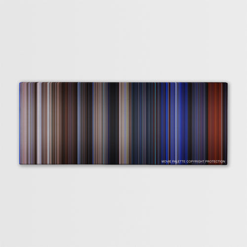Predator 2 color palette canvas print: thousands of thin vertical stripes of color