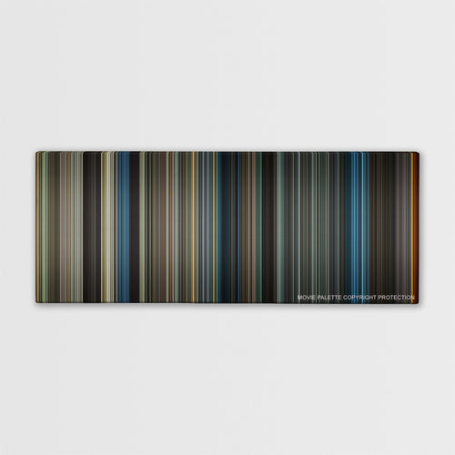 War Horse color palette canvas print: thousands of thin vertical stripes of color