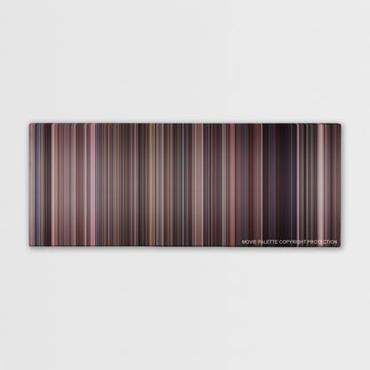 Honey, I Shrunk the Kids color palette canvas print: thousands of thin vertical stripes of color