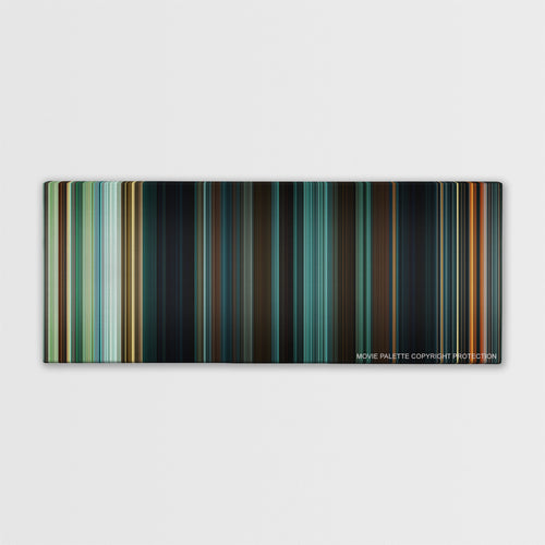 Wonder color palette canvas print: thousands of thin vertical stripes of color